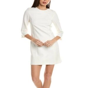 NWT Alice + Olivia White Gem Shift Dress Size 8